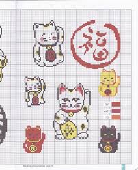 Free Cross Stitch Pattern Maneki Neko Cross Stitch Patterns Cat Cross Stitch Pattern Cross Stitch