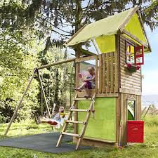 Ahurissant balancoire avec toboggan et cabane balancoire cabane bois. Aire De Jeux Bois Blooma Montebello Castorama