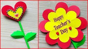 For a marvelous teacher on teachers day beautiful heart shape greeting card. Teachers Day 2020 Greetings Cards And Messages Cute Hand Made Notes To Give Customised Gifts To Your Favourite Mentors Watch Diy Videos Latestly