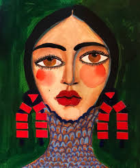 Fatima" Print Print details: Archival matte paper Giclee print Hand signed  size 8" x 10" $50 plus $7 shipping I have only one available at this time