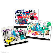 Big ben londres ojo gráficos diseño gráfico ilustración, big ben, póster, londres png. Carpeta De Dibujo St 32x45 New York Londres Roma Canson