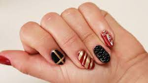 15 idées nail art : Tutoriel De Nail Art Facile Pour Les Fetes