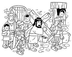 Jesus Walking With Cross Made Of Wood And Jesus Love Me Coloring Page Cross Coloring Page Jesus Coloring Pages Coloring Pages