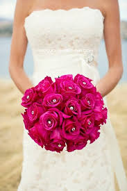 Lake Chelan Florist Wedding Bouquets Lake Chelan Flowers Hot Pink Rose Bouquet Bridal Bouquet Pink Wedding Bouquets Pink Pink Rose Wedding Bouquet