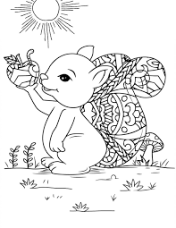 Includes images of baby animals, flowers, rain showers, and more. Free Printable Squirrel With An Apple Coloring Page Mama Likes This