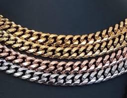Maybe you would like to learn more about one of these? Men S Cuban Link Bracelet Chain Set 14k 18k White Gold Rose Gold Plated Over For Sale In Staten Island Ny 5miles Buy And Sell