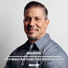 Music Corporation of America (MCA) has promoted Rob Femia to Chief  Operating Officer. Femia adds COO to his duties as Executive Vice President  of Business & Legal Affairs for the label group