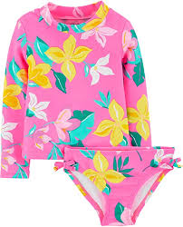Save 6% with coupon (some sizes/colors) Amazon Com Carter S Girls Unicorn 2 Piece Rashguard Clothing Baby Girl Swimwear Carters Baby Girl Carters Baby Clothes