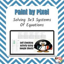 This Activity Is Also Included In Solving Three Variable Systems Digital Bundle Distance Learningthis No Prep Digi Systems Of Equations Activities Equations