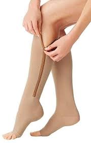 Zipper Compression Socks Zip Up Support Stockings Easy To Wear Zippered Compression Socks Compression Socks Support Stockings