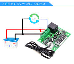 W1209 12v Dc Heat Cool Temperature Control Switch