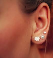 Trying To Talk Mom Into Letting Me Get My Third One Ear Piercings Crystal Stud Earrings Cute Ear Piercings