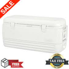 Large Igloo Cooler 120 Qt Quart Max Cold Ice Chest Insulated Marine Fishing Igloo Igloo Cooler Ice Chest Cooler Ice Chest