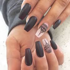You Should Stay Updated With Latest Nail Art Designs Nail Colors Acrylic Nails Coffin Nails Almond Nails Stiletto Nai Henna Nails Lace Nail Art Lace Nails