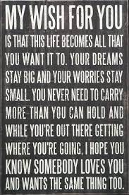  Primitives By Kathy Box Sign 10 By 15 Inch My Wish For You Proud Of You Quotes My Wish For You Be Yourself Quotes