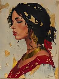 In my opinion, this is my best work so far. I'm continuing to learn and  improve, inspired by the fantastic artists at the studio. Oil painting with  acrylic elements.