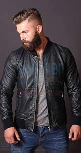 Heritage Bomber Jacket Leather Leather Jacket Men Style Mens Leather Bomber Jacket Leather Jacket Men