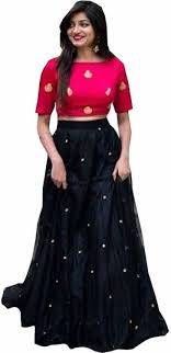 4 pieces basic crop tank tops sleeveless racerback crop sport top for women. Nena Fashion Embroidered Semi Stitched Lehenga Crop Top Buy Nena Fashion Embroidered Semi Stitched Lehenga Crop Top Online At Best Prices In India Flipkart Com