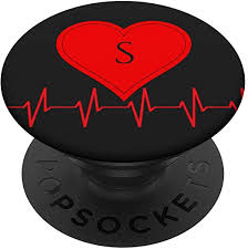 Alphabet m and s love wallpapers. Amazon Com Heartbeat Red Heart Monogram Letter S Love Valentine Black Cell Phones Accessories