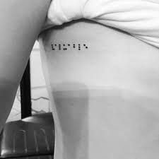 Minimal Tattoos From The Artist Who Inked Kendall Jenner Minimalist Tattoo Braille Tattoo Tattoos
