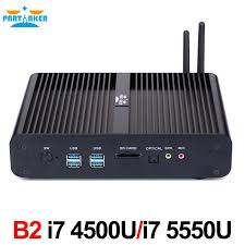 Windows Mini Pc Core I7 4500u 4558u 5550u Htpc Intel Nuc Fanless Computer Broadwell Graphics Hd 5500 Htpc Mini Intel Core