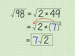 The length of a side of the square patio. 3 Ways To Simplify A Square Root Wikihow