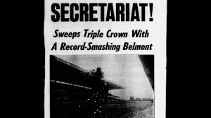 1973 Belmont Stakes Secretariat Wins Triple Crown Cbs Radio