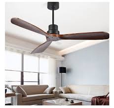 American Vintage Ceiling Fan Without Light Wooden Ceiling Fans With Remote Control Nordic Simple Home Fining Room Ceiling Fan Ceiling Fans Aliexpress