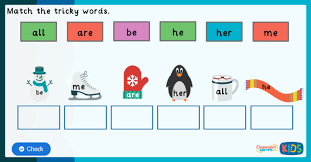 How to help with phonics? Phonics Tricky Words Game Phase 3 Classroom Secrets Kids