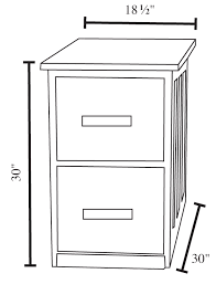 Standard file cabinet drawer size. File Cabinet Dimensions Cabinet