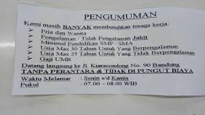 Perlu diketahui jika umr bukanlah gaji pokok. Gaji Umr Rancaekek