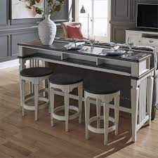 Ibf modern bar table set, wood and metal dining table set, industrial breakfast pub table, counter height table with 2 chairs stools for kitchen living room, rustic oak, 42 inch 4.8 out of 5 stars 25 $119.98 $ 119. Laurel Foundry Modern Farmhouse Scranton Counter Height Dining Set Reviews Wayfair