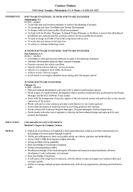 Your most recent or current job should always be at the top. Junior Software Engineer Resume Samples Velvet Jobs