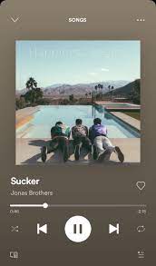 Sucker A Song By Jonas Brothers On Spotify Music Album Covers Spotify Music Youtube Videos Music Songs
