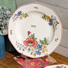 1920s ~ "FLEURS DES CHAMPS" VILLEROY & BOCH ~ French German Antique Ha