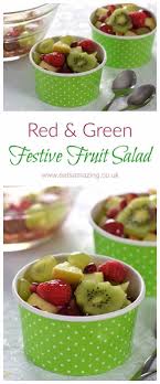 Green Red Christmas Fruit Salad Recipe Recipe Christmas Fruit Salad Salads For Kids Fruit Salad Recipes