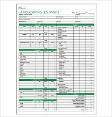 Doc Pdf Excel Free Premium Templates Estimate Template Landscaping Quotes Quotation Format