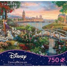 They're perfect to introduce children to jigsaw puzzles as their attention will be captured by the picture. 46 Thomas Kinkade Disney Puzzles Series Ideas In 2021 Thomas Kinkade Disney Kinkade Disney Thomas Kinkade