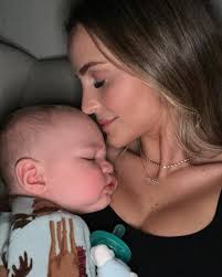 Happy 1st Mother's Day!! It's hard to believe it's been almost one year  already. Seeing you as a mom brings immense joy to my life. You're an  absolute rockstar and Liam and