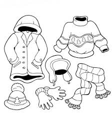 When the seasons start to change, people's clothing choices typically change as well. How To Draw Winter Season Clothing Coloring Page Coloring Sky