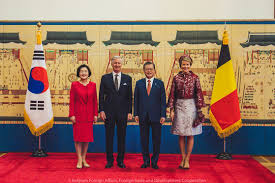 Cctv footage shows peter lescouhier's wife, xiang xueqiu, slapping a shop assistant. Friends For Decades Wars And Oceans Can T Get The Best Of Belgium And Korea S Relations