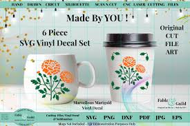 Download Flower Tumbler Svg Vinyl Decal Floral Mothers Mom Cut File 1310211 Cut Files Design Bundles