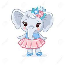 Check spelling or type a new query. Baby Elephant In A Beautiful Dress Vector Animal Illustration Royalty Free Cliparts Vectors And Stock Illustration Image 123425399