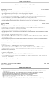 Creative Writer Resume Sample Mintresume