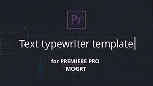 Premiere pro can create a typewriter effect with just a little bit of effort. Text Typewriter For Premiere Pro