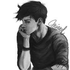 Commission For 11hr 40mins Photoshop Wacom Artwork C By Me Las T 2015 Zero Nbsp C By Ble Boy Drawing Boy Art Black Boy Drawing