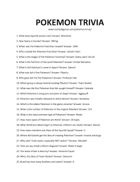 Instantly play online for free, no downloading needed! 43 Best Pokemon Trivia Questions And Answers Learn Cool Facts