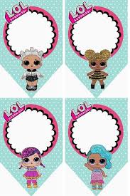 Juguetes con andre en espaãƒâ±ol. Banderines De Lol Surprise Para Imprimir Gratis Munecas Lol Fondos De Lol Imprimibles Gratis Cumpleanos