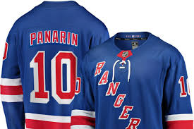 Men's texas rangers nike white home replica custom jersey. Get Your First Artemi Panarin New York Rangers Jersey Here Blueshirt Banter