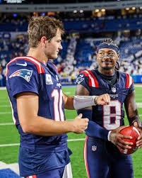 QB1 & WR1 Drake Maye and Stefon Diggs are going to turn the #Patriots  around. 💯 📸 Patriots (official)